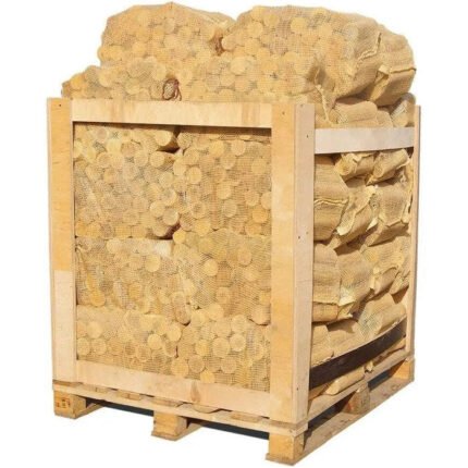 Birkenholz Kaminholz 28 cm 36 Säcke à 40 Liter Palette